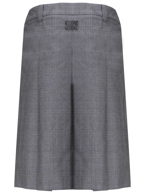 Dark grey virgin wool skirt Miu Miu | MG2234S-OOO144CF0480